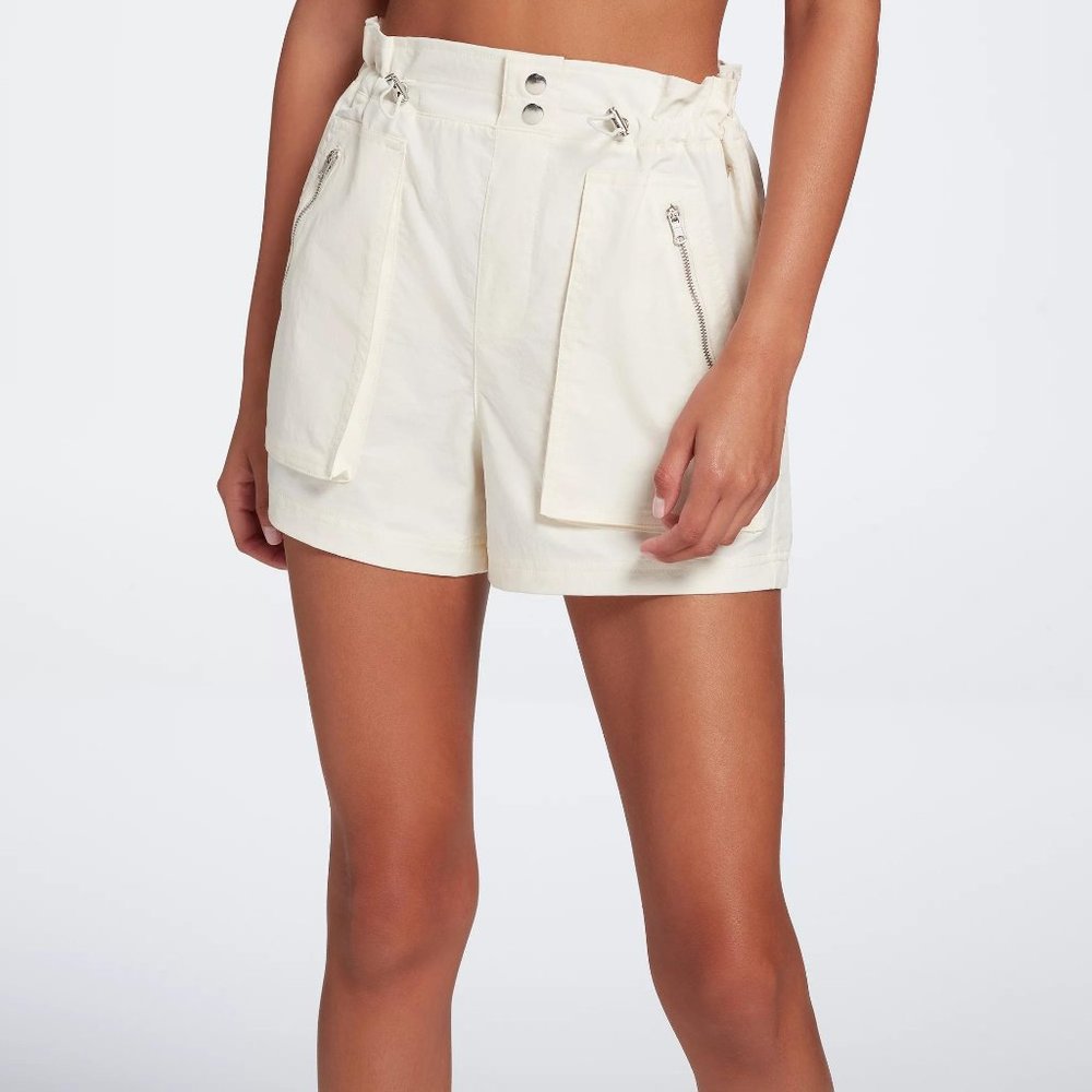 NWT Calia Women's Woven Paperbag Shorts